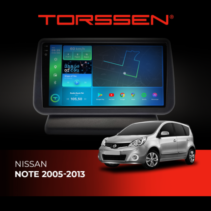 Штатна магнітола Torssen для Nissan Note 2005-2013