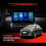Штатна магнітола для авто Torssen Citroen Aircross C3/C4 high NF9 Carplay