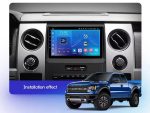 Штатна магнітола FORS.auto FS 1 LITE для Ford F150/Raptor 2008-2014 - вид з боку