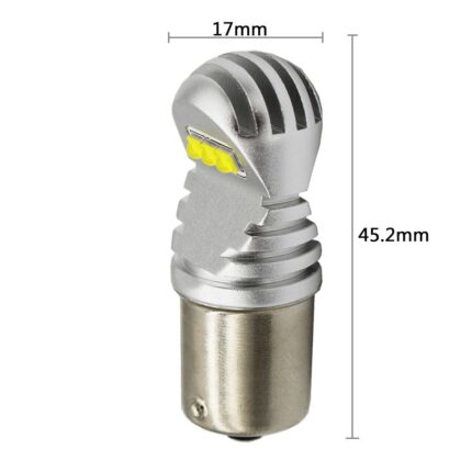 LED Лампи TORSSEN Pro PY21W (1156) жовтий поворотник USA – вид збоку