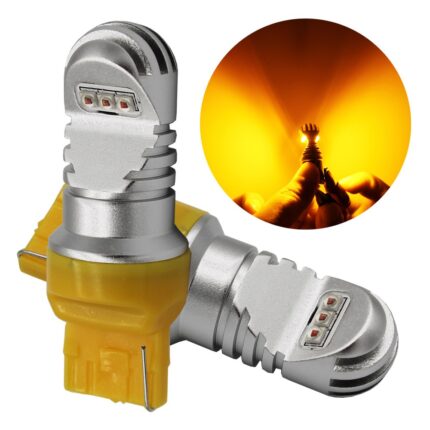 Світлодіодні LED лампи TORSSEN W21W жовтий поворотник USA (Комплект 2шт)