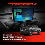 Штатна магнітола для авто Torssen 2K DTS Peugeot Landtrek / Titano / Changan Hunter F70
