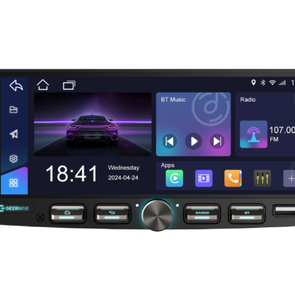 Автомагнітола 1DIN Geermax A601 в інтер'єрі автомобіля