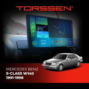 Штатна магнітола Torssen для Mercedes S-Class W140 1991-1998