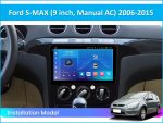Штатна магнітола FORS.auto FS 2 ULTRA для Ford S-MAX (2+32Gb, 9", Manual AC) 2006-2015