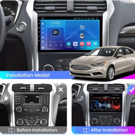 Штатна магнітола FORS.auto FS 1 LITE для Ford Mondeo Fusion (1+32Gb, 9") 2012-2019 - 1