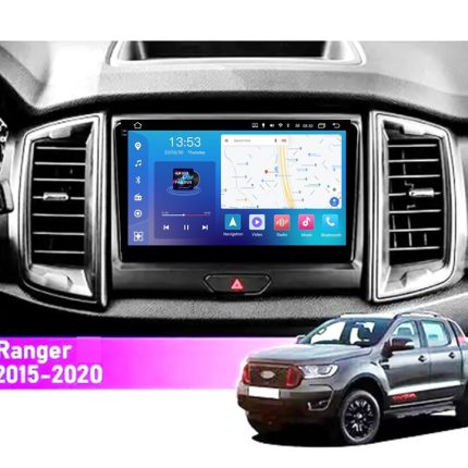 Штатна магнітола FORS.auto для Ford Ranger сріблястого кольору