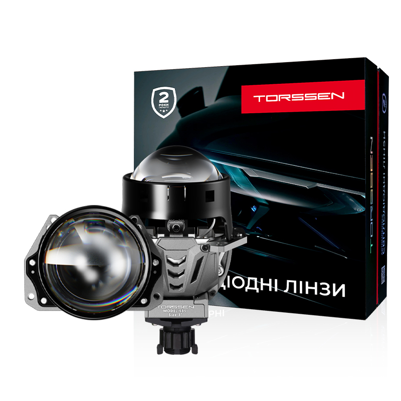 Світлодіодні BI-LED лінзи TORSSEN 3'' S35 Світлодіодні bi led лінзи torssen
