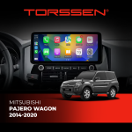 Штатна магнітола Torssen NRJ-B1-BE Mitsubishi Pajero Wagon 2014-2020
