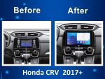 Штатна магнітола FORS auto FS 4 PRO для Honda CRV 2017+ - вигляд збоку
