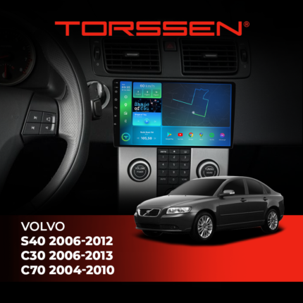 Штатна магнітола Torssen для Volvo S40, C30, C70