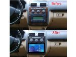 Штатна магнітола FORS.auto FS 1 LITE для Volkswagen Touran (2004-2008) — вигляд збоку