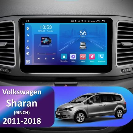 Штатна магнітола FORS.auto FS 2 ULTRA для Volkswagen Sharan в інтер'єрі