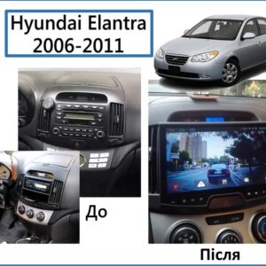 Головна Штатна магнітола FORS.auto FS 6 PRO MAX для Hyundai Elantra (6+128Gb, 9") 2006-2011