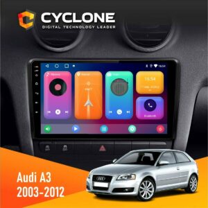 Штатна магнітола Audi A3 2003-2012 Cyclone C9 CPL 2x32