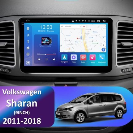 Штатна магнітола Volkswagen Sharan FORS auto FS 4 MAX - вид збоку