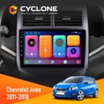 Штатна магнітола Chevrolet Aveo 2011-2018 Cyclone C9 CPL 2x32