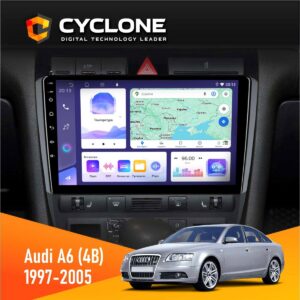 Штатна магнітола Audi A6 Cyclone C9-011 4x64, DSP