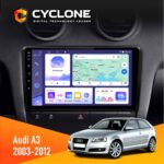 Штатна магнітола Audi A3 2003-2012 Cyclone C9-011 4x64, DSP