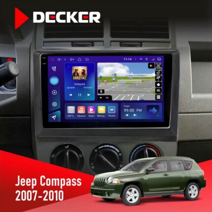 Штатна магнітола Jeep Compass 2007-2010 Decker D10-005