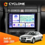 Штатна магнітола Audi A4 2000-2009 Cyclone C9-011 4x64, DSP