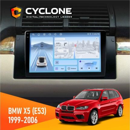 Штатна магнітола BMW X5 (E53) 1999-2006 Радіо модуль Cyclone C9-012