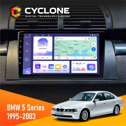 Штатна магнітола BMW 5 Series (E39) Cyclone C9-011 4x64, DSP
