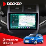 Штатна магнітола Chevrolet Aveo 2011-2018 Decker D9-004 6x128, DSP 360, 2k
