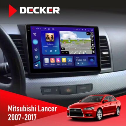 Штатна магнітола Mitsubishi Lancer X 2007-2017 Decker D10-005