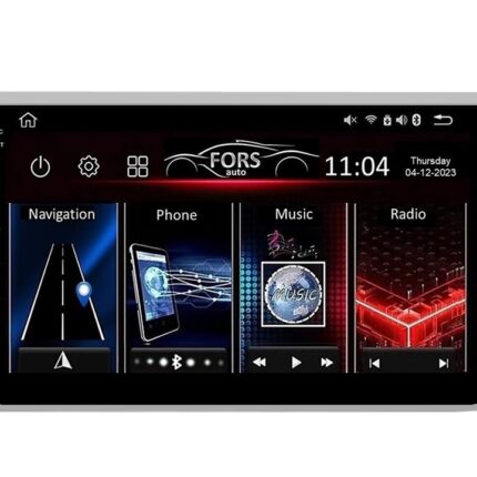 Штатна магнітола FORS auto Toyota Yaris FS 1 LITE сріблястого кольору
