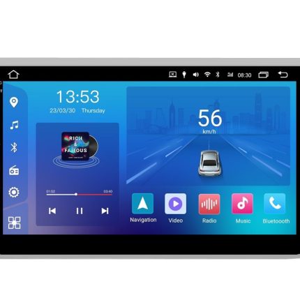 Штатна магнітола FORS auto Toyota Yaris FS 1 LITE вигляд збоку