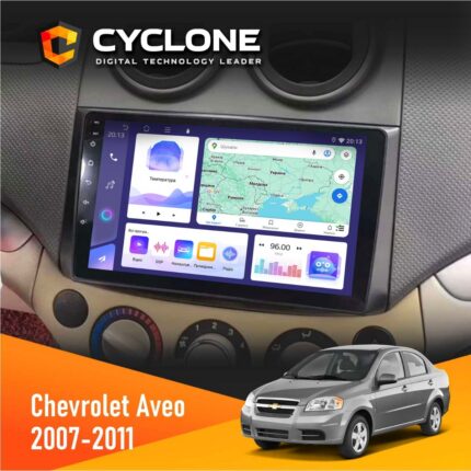 Штатна магнітола chevrolet aveo Cyclone C9-011 для покращення аудіосистеми