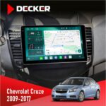 Штатна магнітола Chevrolet Cruze 2009-2018 Decker D9-004 6x128, DSP 360