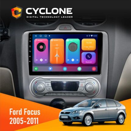 Штатна магнітола Ford Focus 2 2005-2011 Black Climate Cyclone C9 CPL 2x32
