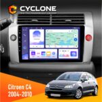Штатна магнітола Citroen C4 2004-2010 Cyclone C9-011 4x64, DSP
