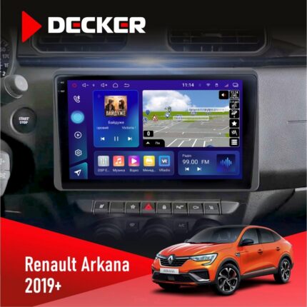 Штатна магнітола Renault Arkana 2019+ Decker D10-005