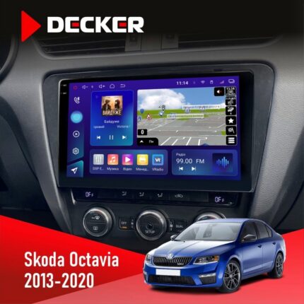 Штатна магнітола Skoda Octavia A7 2013 Decker D10-005