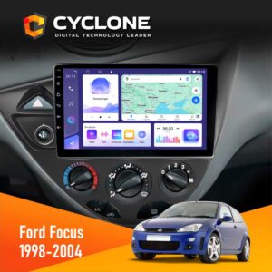Штатна магнітола Ford Focus 1998-2004 Cyclone C9-011 4x64, DSP