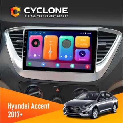 Штатна магнітола Hyundai Accent 2017+ Cyclone C9 CPL 2x32