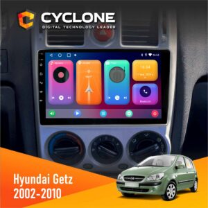 Штатна магнітола Hyundai Getz 2002-2010 Cyclone C9-001 2x64 CPL