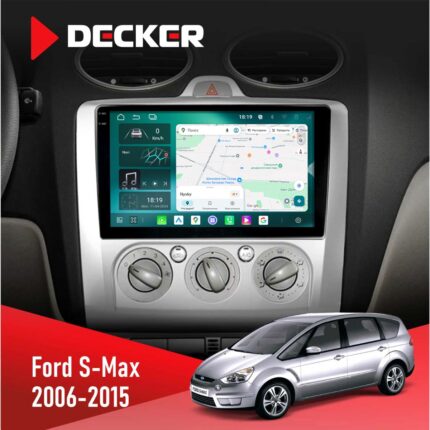 Штатна магнітола Ford S-Max 2006-2015 Decker D9-004