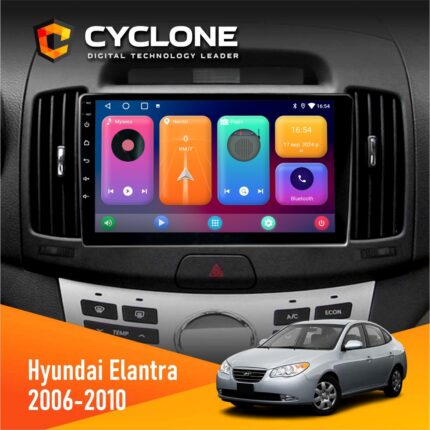 Штатна магнітола Hyundai Elantra 2006-2010 Cyclone C9 CPL