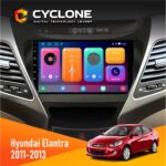 Штатна магнітола Hyundai Elantra 2011-2013 Cyclone C9 CPL 2x32