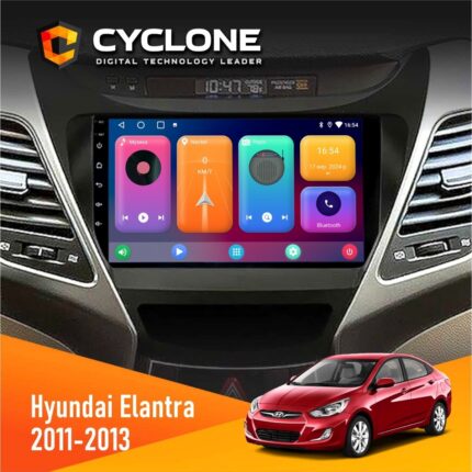 Штатна магнітола Hyundai Elantra 2011-2013 Cyclone C9 CPL 2x32