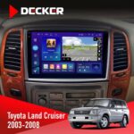 Штатна магнітола Toyota Land Cruiser (100) 2003-2008 Decker D10-005 з 2K екраном, 4G та DSP