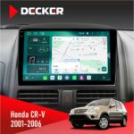 Штатна магнітола Honda CR-V 2001-2006 Decker D9-004 6x128, DSP 360, 2k