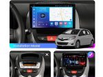 Штатна магнітола FORS.auto FS 4 PRO для Toyota Aygo/Citroen C1/Peugeot 107 (4+64Gb, 10") 2005-2014 — вигляд з фронтальної панелі