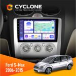 Штатна магнітола Ford S-Max 2006-2015 Cyclone C9-011 4x64, DSP