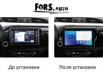 Штатна магнітола FORS.auto FS 6 MAX для Toyota Revo/Hilux (6+128Gb, 10") 2016-2019