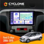Штатна магнітола Ford S-Max 2006-2015 Climate Cyclone C9-011 4x64, DSP